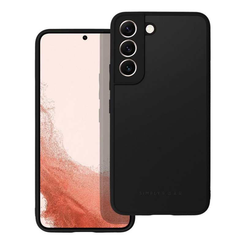 Samsung Galaxy A03s Case Roar Matte Glass Stylish  Black