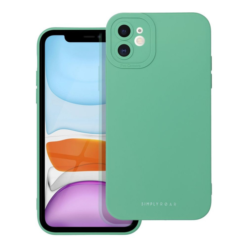 Apple iPhone 11 Case Roar Luna Monochrome, Stylish, An aesthetic accessory  Green