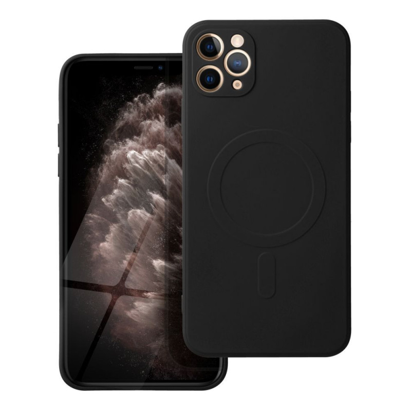 Apple iPhone XS Max Case Silicone Mag Cover MagSAFE  Black