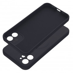 Apple iPhone 12 Case Silicone Mag Cover MagSAFE  Black