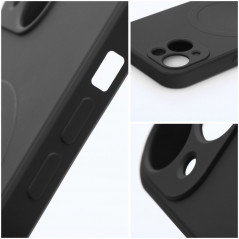 Apple iPhone 12 Case Silicone Mag Cover MagSAFE  Black