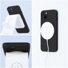 Apple iPhone 12 Case Silicone Mag Cover MagSAFE  Black
