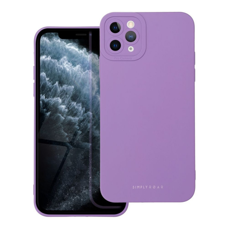 Apple iPhone XS Max Case Roar Luna Monochrome, Stylish, An aesthetic accessory  Violet