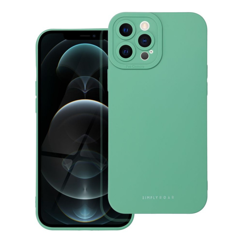 Apple iPhone 12 Pro Max Case Roar Luna Monochrome, Stylish, An aesthetic accessory  Green