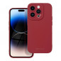 Apple iPhone 14 Pro Case Roar Luna Monochrome, Stylish, An aesthetic accessory  Red
