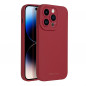 Apple iPhone 14 Pro Case Roar Luna Monochrome, Stylish, An aesthetic accessory  Red