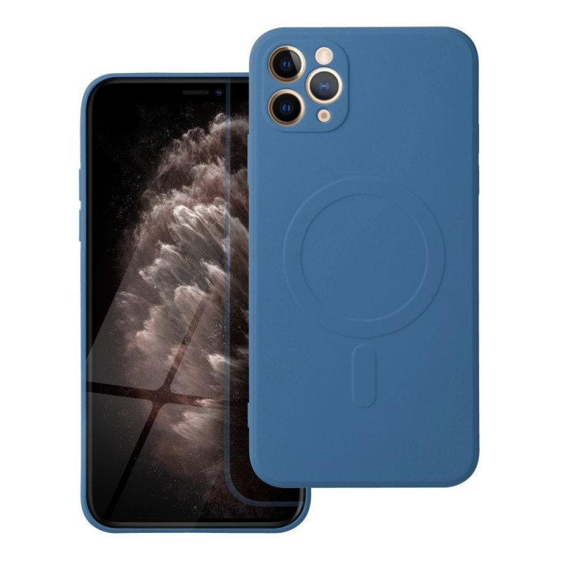 Apple iPhone XS Max Case Silicone Mag Cover MagSAFE  Blue
