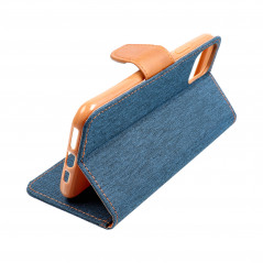 Samsung Galaxy S23 5G Wallet Cases CANVAS Book Navy blue