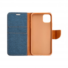 Samsung Galaxy S23 5G Wallet Cases CANVAS Book Navy blue