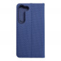 Samsung Galaxy S23 5G Wallet Cases LUNA Book Carbon Carbon Fibre, Elegant  Blue
