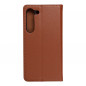 Samsung Galaxy S23 5G Wallet Cases Leather case SMART PRO Elegant  Brown