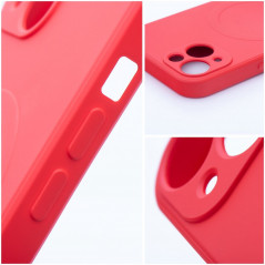 Apple iPhone 14 Case Silicone Mag Cover MagSAFE  Red