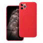Apple iPhone 12 Pro Max Case Silicone Mag Cover MagSAFE  Red
