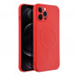 Apple iPhone 12 Pro Max Case Silicone Mag Cover MagSAFE  Red