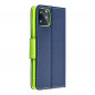 XIAOMI Redmi 10 5G Wallet Cases Fancy Book Navy / Lime