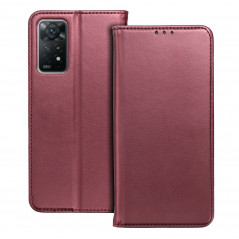XIAOMI Redmi 10 5G Wallet Cases Smart Magneto book Burgundy