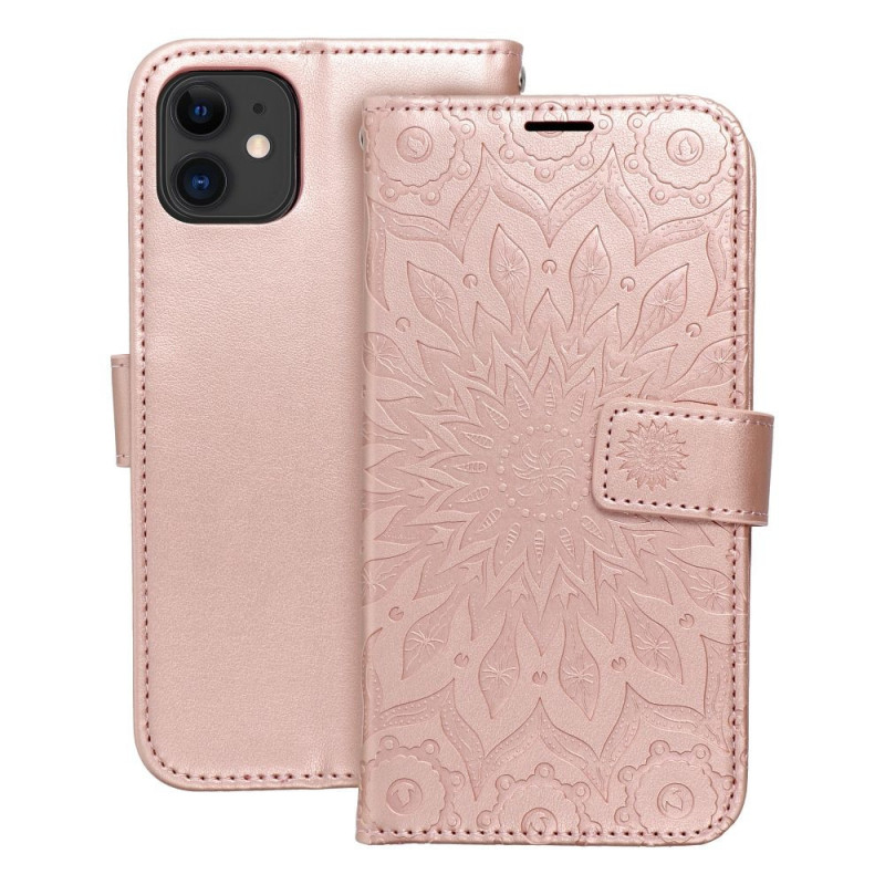 Apple iPhone 11 Wallet Cases MEZZO Book Mandala  Rose gold