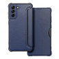 Samsung Galaxy S21 FE 5G Wallet Cases Razor Book Carbon Fibre, Carbon pattern  Blue