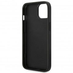 Apple iPhone 14 Plus Case Guess 4G Gold Logo Elegant  Grey