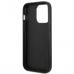Apple iPhone 14 Pro Case Guess 4G Gold Logo Elegant  Grey