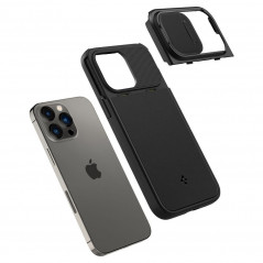 Apple iPhone 14 Pro Max Case Spigen Optik Armor Black