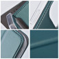 Motorola Moto E22i Wallet Cases Smart Magneto book Dark green
