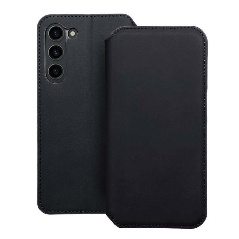 Samsung Galaxy S23 5G Wallet Cases Dual Pocket book Black