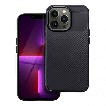 Apple iPhone 13 Pro Case Carbon premium Elegant  Black