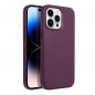 Apple iPhone 14 Pro Max Case Leather Mag Cover Elegant  MagSAFE  Dark violet
