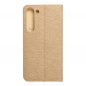 Samsung Galaxy S23 5G Wallet Cases LUNA Book Gold Elegant  Gold