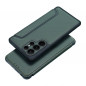 Samsung Galaxy S23 Plus 5G Wallet Cases Razor Book Carbon Fibre, Carbon pattern  Dark green