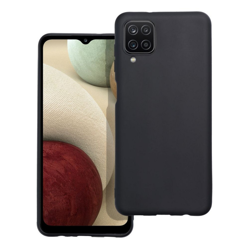 Samsung Galaxy A12 Case MATT Black