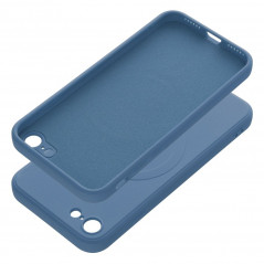 Apple iPhone SE 2022 5G Case Silicone Mag Cover MagSAFE  Blue