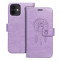 Apple iPhone 12 Wallet Cases MEZZO Book Dreamcatcher  Purple