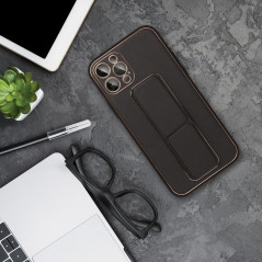 Samsung Galaxy A23 5G Case LEATHER Case Kickstand Black