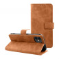 Apple iPhone 12 Wallet Cases TENDER Book Brown