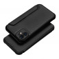 Apple iPhone 11 Wallet Cases Razor Book Carbon Fibre, Carbon pattern Black Apple iPhone 11 Wallet Cases Razor Book Carbon Fibre, Carbon pattern Black