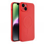Apple iPhone 14 Plus Case Silicone Mag Cover MagSAFE  Red