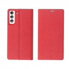 Samsung Galaxy A23 5G Wallet Cases LUNA Book Gold Elegant  Red