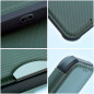 Samsung Galaxy A23 5G Wallet Cases Razor Book Carbon Fibre, Carbon pattern  Dark green