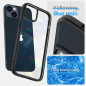 Apple iPhone 14 Case Spigen Ultra Hybrid Crystal clear  Matte black