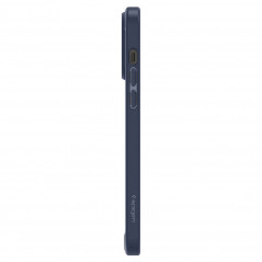 Apple iPhone 14 Pro Case Spigen Ultra Hybrid Crystal clear  Navy blue
