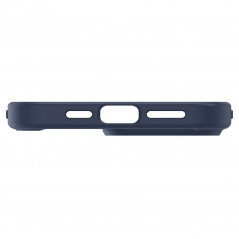 Apple iPhone 14 Pro Case Spigen Ultra Hybrid Crystal clear  Navy blue