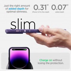 Apple iPhone 14 Pro Max Case Spigen  Liquid Air Deep purple