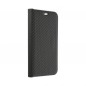 XIAOMI Redmi Note 12 4G Wallet Cases LUNA Book Carbon Carbon Fibre, Elegant  Black