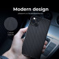 XIAOMI Redmi Note 12 4G Wallet Cases LUNA Book Carbon Carbon Fibre, Elegant  Black