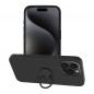 Apple iPhone 15 Pro Max Case Silicone ring Black