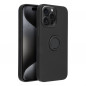 Apple iPhone 15 Pro Max Case Silicone ring Black