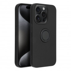 Apple iPhone 15 Pro Case Silicone ring Black