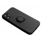 Apple iPhone 15 Pro Case Silicone ring Black